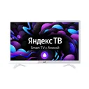 24" Телевизор LEFF 24H541T белый 1920x1080, Full HD, 50 Гц, Wi-Fi, SMART TV, DVB-T, DVB-T2, DVB-C, HDMI, USB Яндекс ТВ