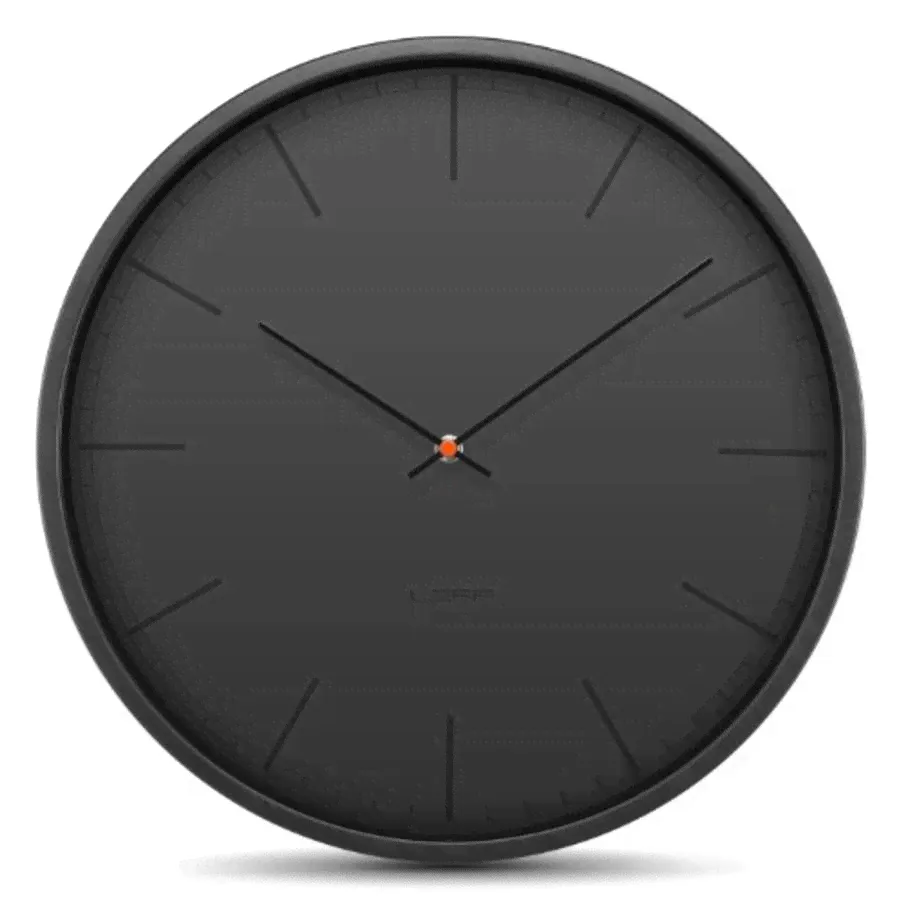 LEFF AMSTERDAM WALL CLOCK TONE35 BLACK INDEX