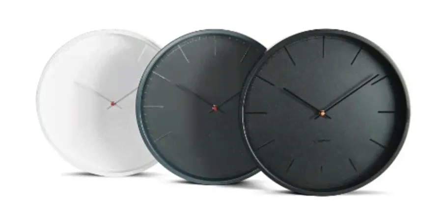 LEFF AMSTERDAM WALL CLOCK TONE35 BLACK INDEX-1