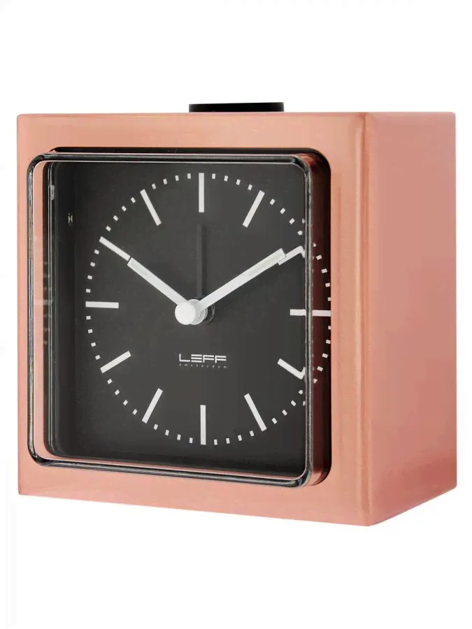 LEFF amsterdam LT90201 Block Alarm Clock Coppery-3